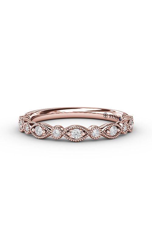 Fana Matching Band Wedding Band W3065-14kt-Rose Fana Matching Band Wedding Band W3065-14kt-Rose
