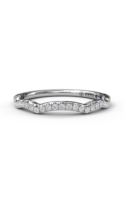 Fana Matching Band Wedding Band W3076-14kt-White