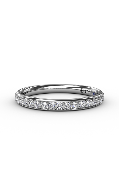 Fana Matching Band Wedding Band W3333-18kt-White Fana Matching Band Wedding Band W3333-18kt-White