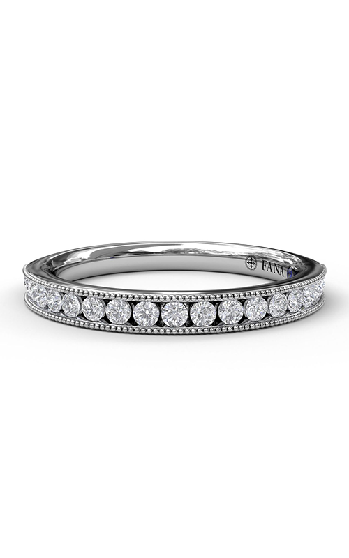 Fana Matching Band Wedding Band W3474-Platinum