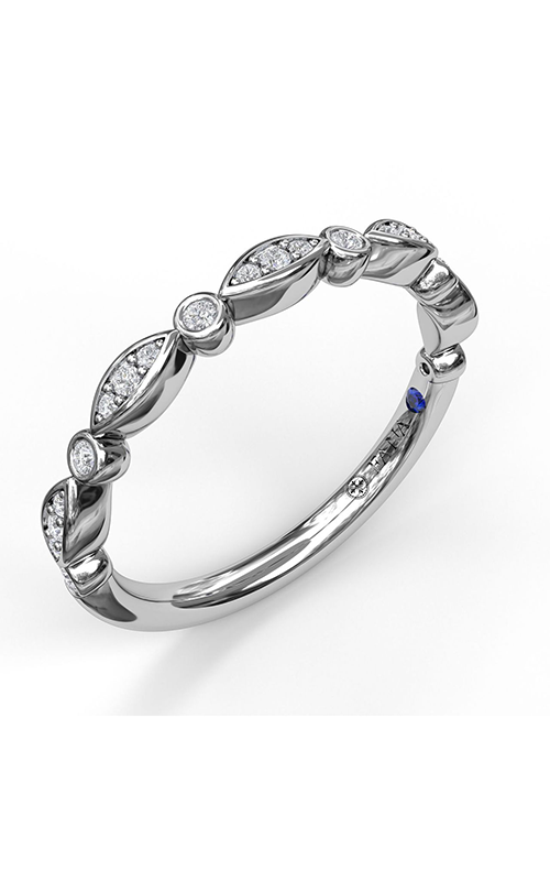 Fana Matching Band Wedding Band W7157-18kt-White