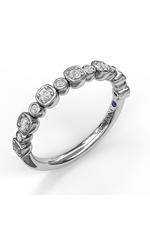 Fana Matching Band Wedding Band W7181-18kt-White