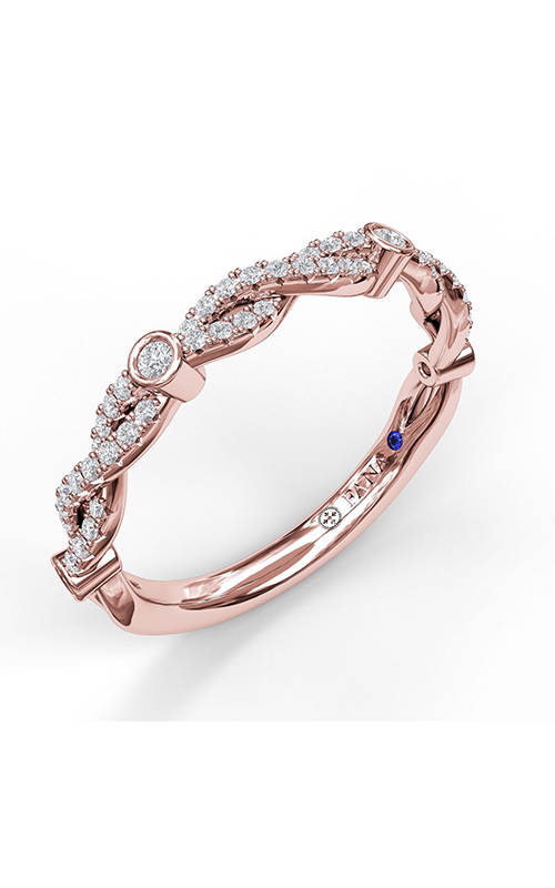 Fana Matching Band Wedding Band W7184-18kt-Rose