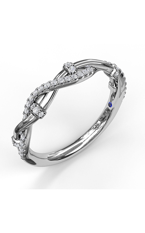 Fana Matching Band Wedding Band W7186-18kt-White