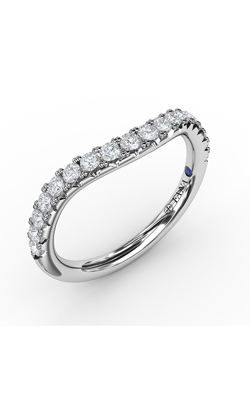 Fana Matching Band Wedding Band W7229-14kt-White