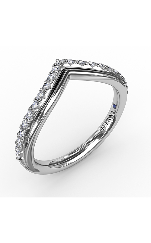 Fana Matching Band Wedding Band W7266-18kt-White