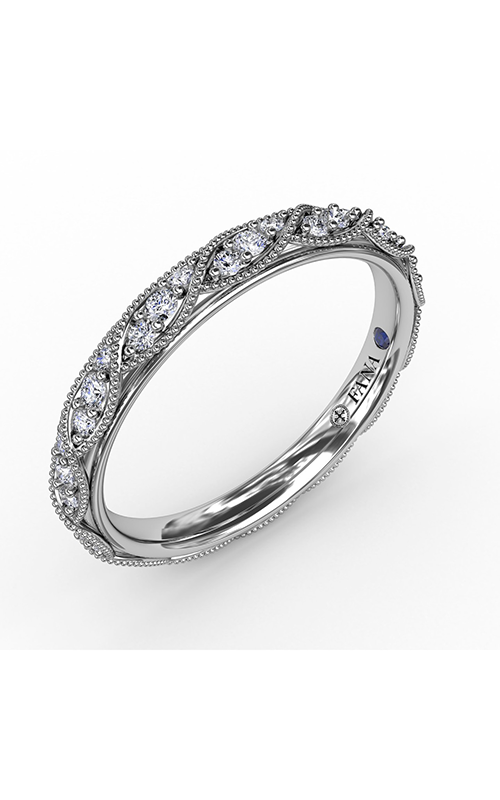 Fana Matching Band Wedding Band W7281-18kt-White