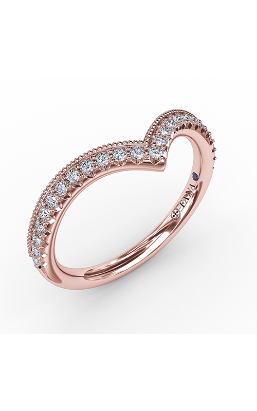 Fana Bridal Wedding Band W7313-14kt-Rose