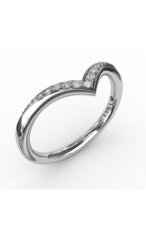 Fana Matching Band Wedding Band W7318-14kt-White