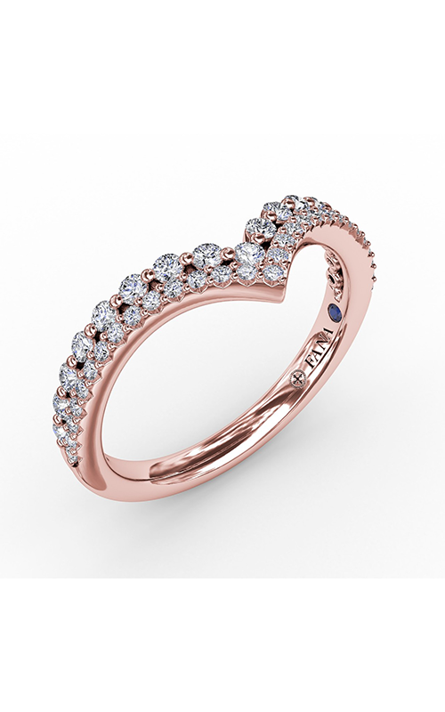 Fana Matching Band Wedding Band W7324-14kt-Rose