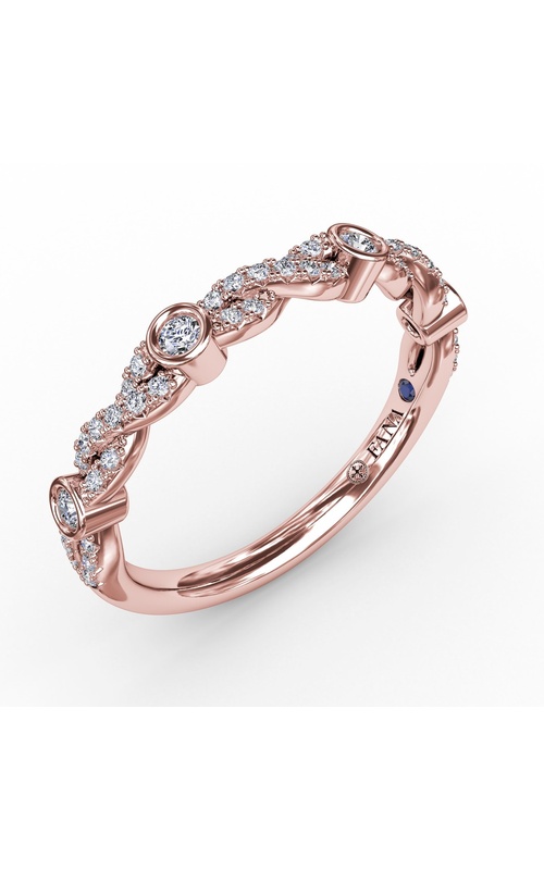 Fana Bridal Wedding Band W7328-14kt-Rose