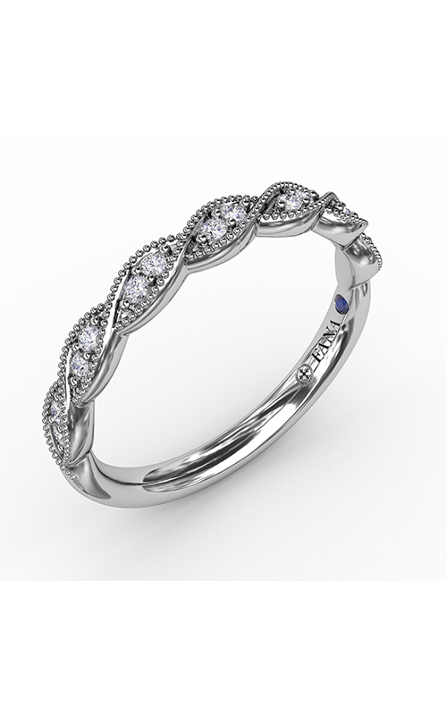 Fana Matching Band Wedding Band W7403-14kt-White