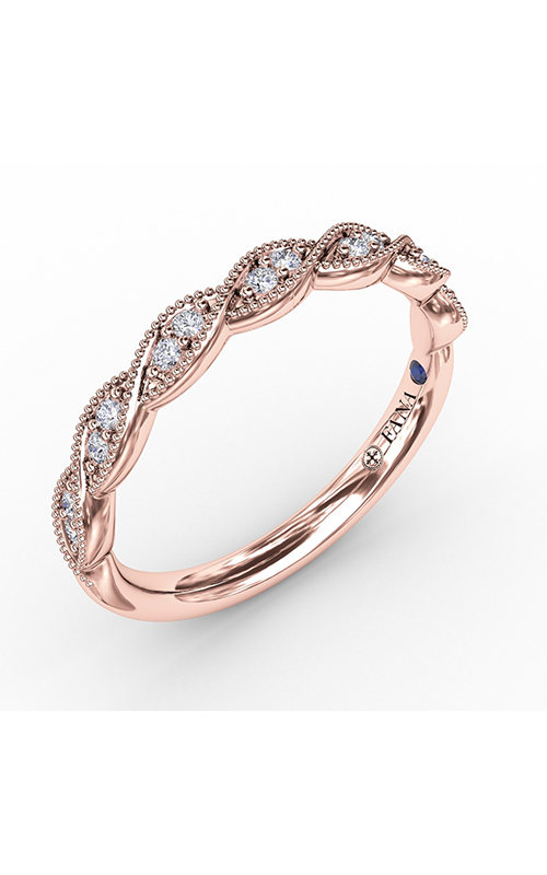Fana Matching Band Wedding Band W7403-18kt-Rose