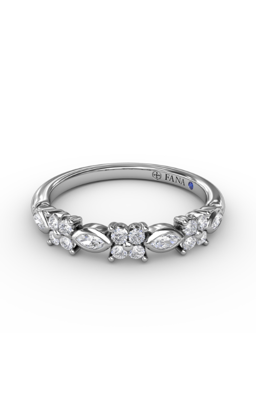 Fana Anniversary Band Wedding Band W7455-14kt-White