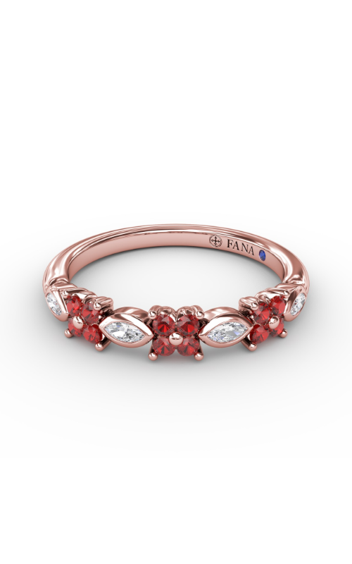 Fana Anniversary Band Wedding Band W7455R-14kt-Rose