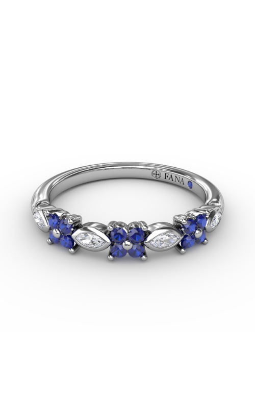 Fana Anniversary Band Wedding Band W7455S-18kt-White