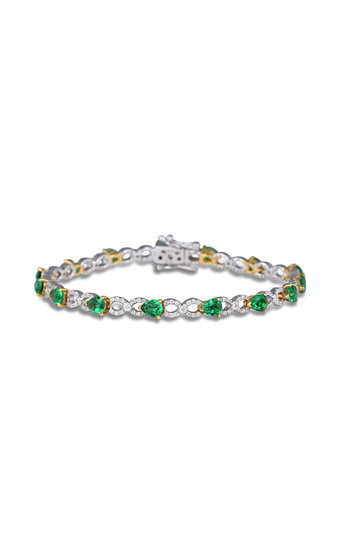 Fana Color Fashion Bracelet B1440E-14kt-White