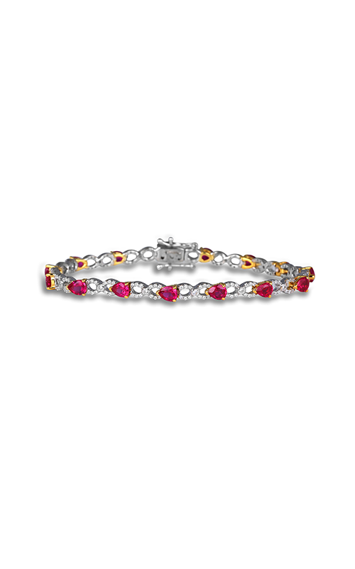Fana Color Fashion Bracelet B1440R-14kt-White