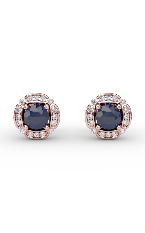 Fana Color Fine Jewelry Earring ER1570S-14kt-Rose