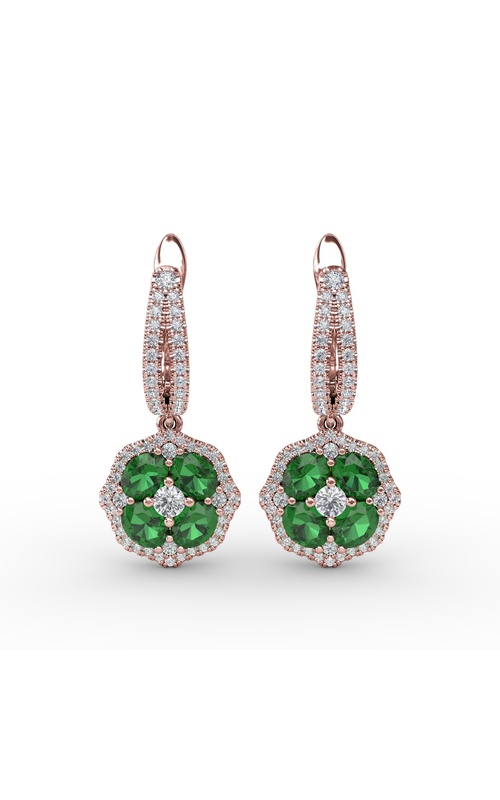 Fana Color Fine Jewelry Earring ER1576E-14kt-Rose