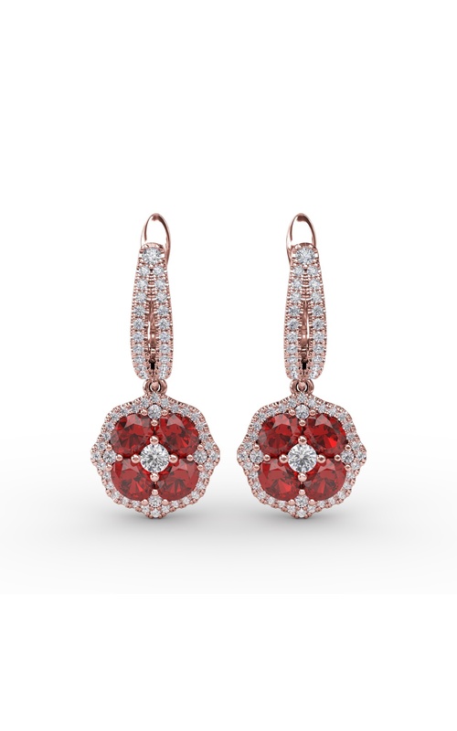 Fana Color Fine Jewelry Earring ER1576R-14kt-Rose