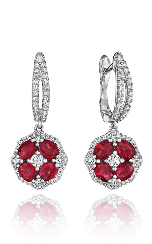 Fana Color Fashion Earrings ER1576R-14kt-White