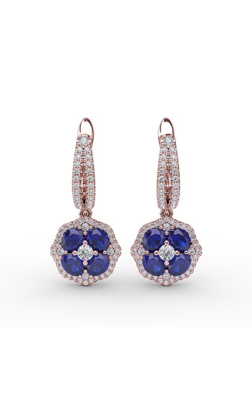 Fana Color Fine Jewelry Earring ER1576S-14kt-Rose