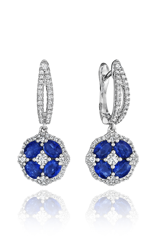 Fana Color Fashion Earrings ER1576S-14kt-White
