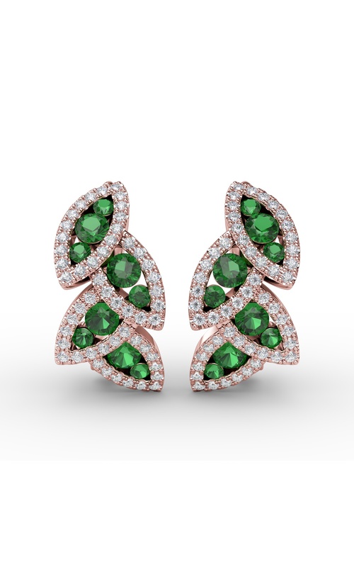 Fana Color Fine Jewelry Earring ER1597E-14kt-Rose