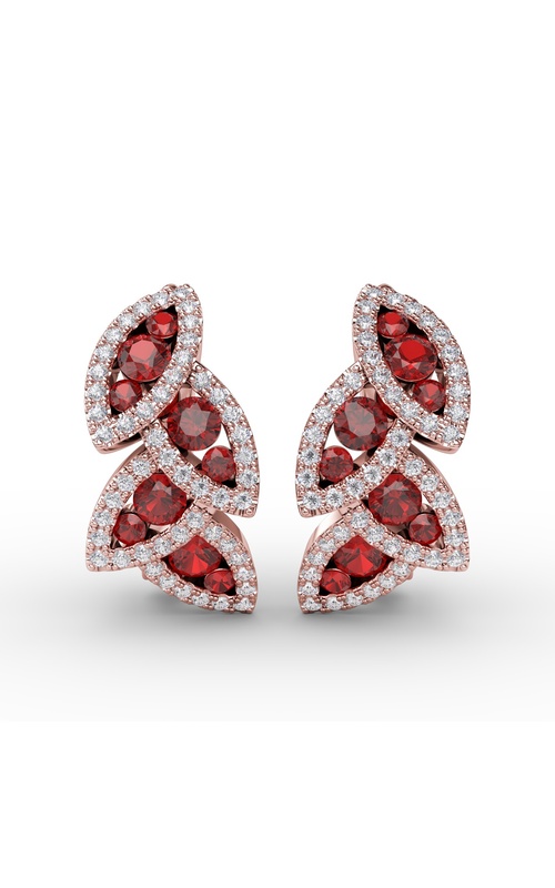 Fana Color Fine Jewelry Earring ER1597R-14kt-Rose