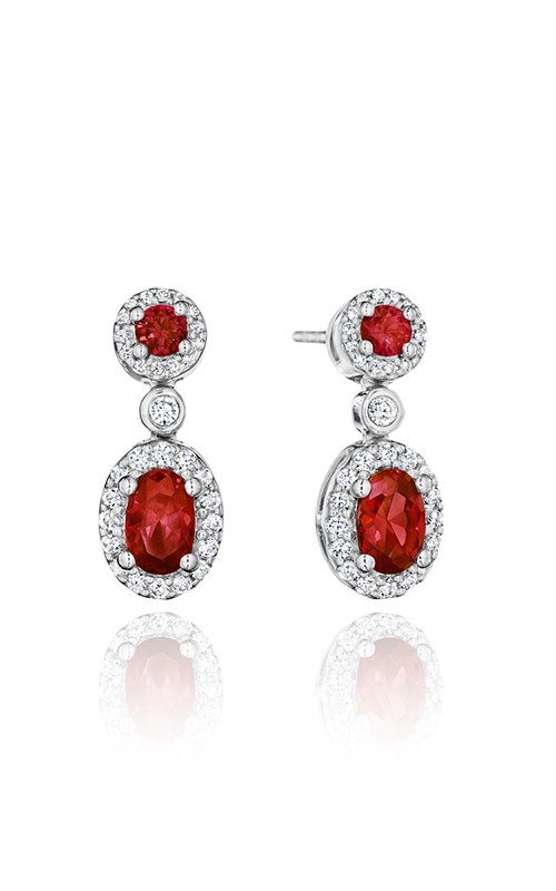 Fana Color Fashion Earrings ER1624R-14kt-White