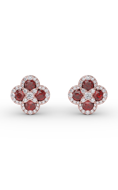 Fana Color Fine Jewelry Earring ER1643R-14kt-Rose