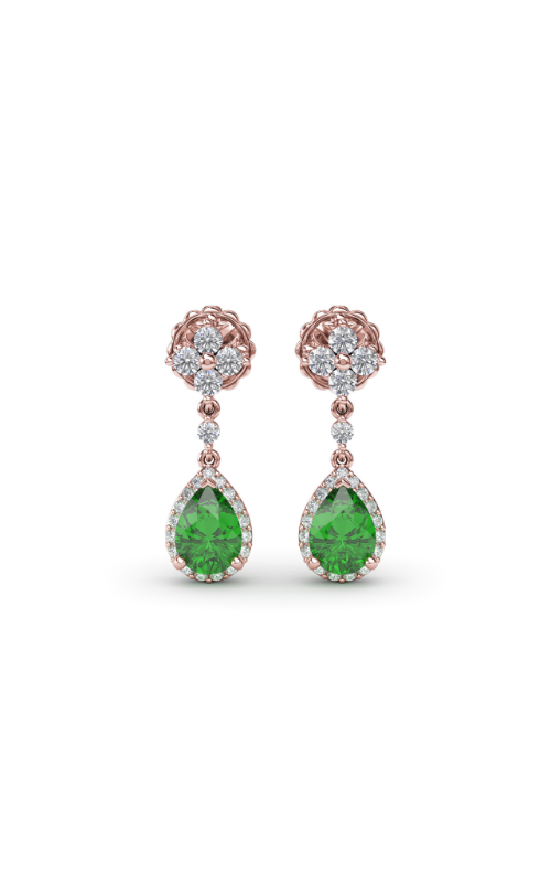 Fana Color Fashion Earrings ER1882E-14kt-Rose Fana Color Fashion Earrings ER1882E-14kt-Rose