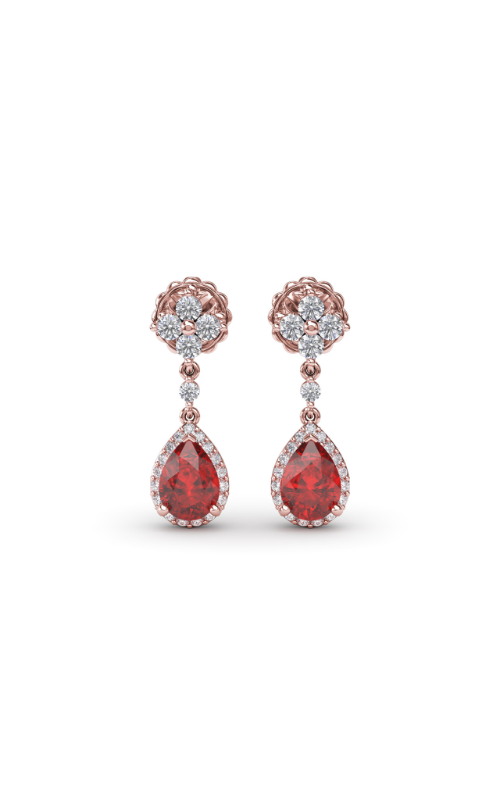 Fana Color Fashion Earrings ER1882R-14kt-Rose Fana Color Fashion Earrings ER1882R-14kt-Rose