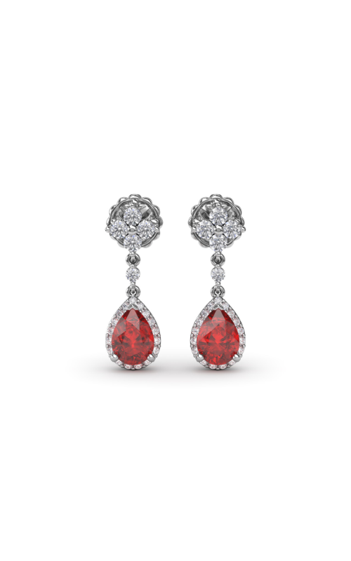 Fana Color Fashion Earrings ER1882R-14kt-White Fana Color Fashion Earrings ER1882R-14kt-White