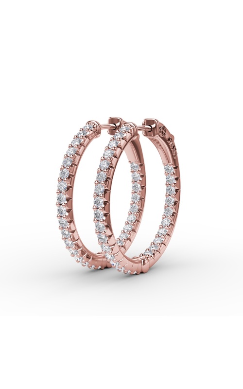 Fana Diamond Fine Jewelry Earring ER4892-14kt-Rose
