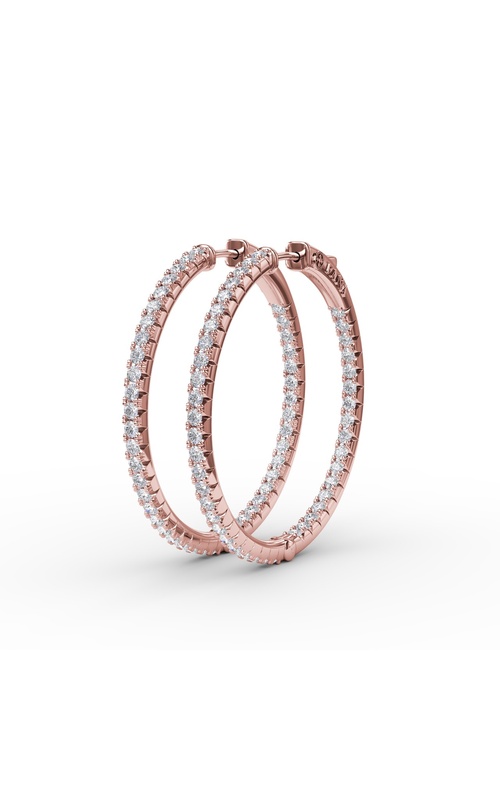 Fana Diamond Fine Jewelry Earring ER4895-14kt-Rose