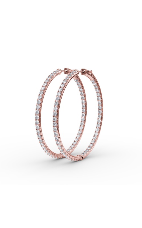 Fana Diamond Fine Jewelry Earring ER4898-14kt-Rose