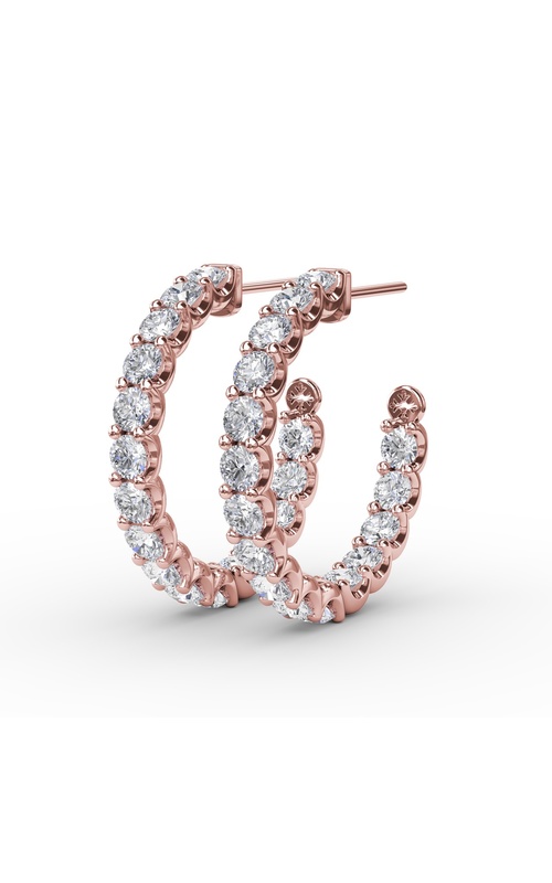 Fana Diamond Fine Jewelry Earring ER4927-14kt-Rose