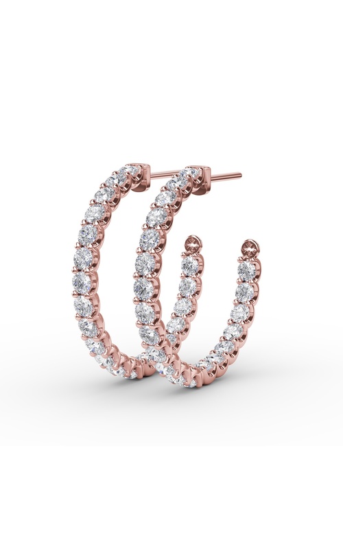 Fana Diamond Fine Jewelry Earring ER4928-14kt-Rose