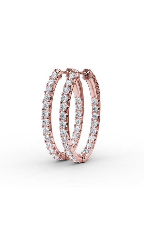 Fana Diamond Fine Jewelry Earring ER4937-14kt-Rose
