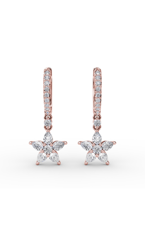 Fana Diamond Fashion Earrings ER4972-14kt-Rose