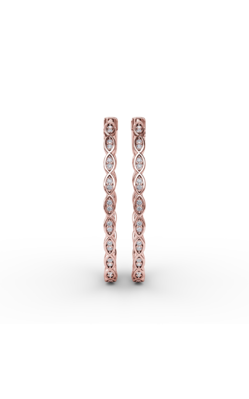 Fana Diamond Fashion Earrings ER4975-14kt-Rose