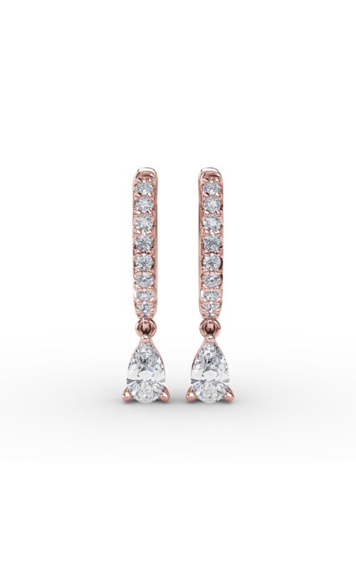 Fana Diamond Fashion Earrings ER5066-14kt-Rose