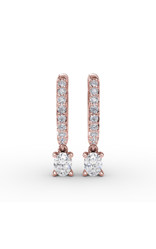 Fana Diamond Fashion Earrings ER5067-14kt-Rose