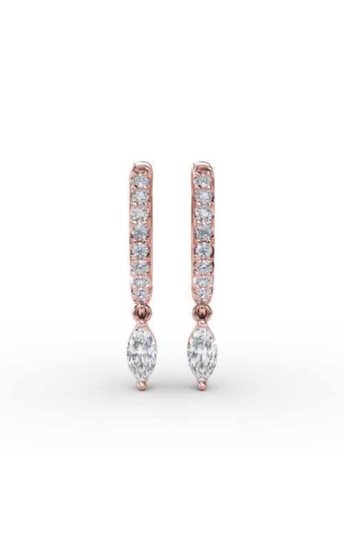 Fana Diamond Fashion Earrings ER5068-14kt-Rose