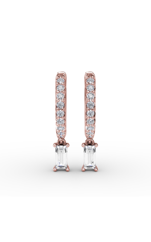 Fana Diamond Fashion Earrings ER5069-14kt-Rose Fana Diamond Fashion Earrings ER5069-14kt-Rose
