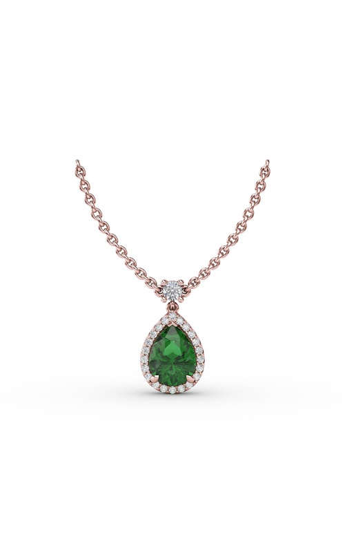 Fana Color Fine Jewelry Necklace N1777E-14kt-Rose