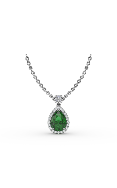 Fana Color Fashion Necklace N1777E-14kt-White