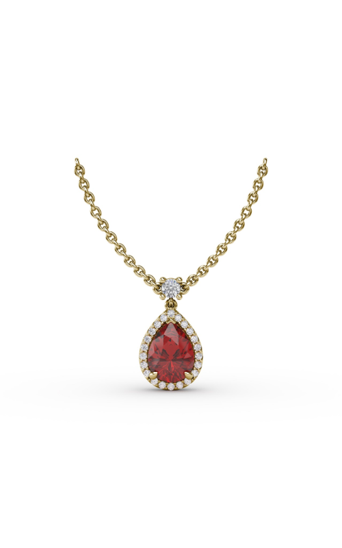Fana Color Fashion Necklace N1777R-14kt-Yellow
